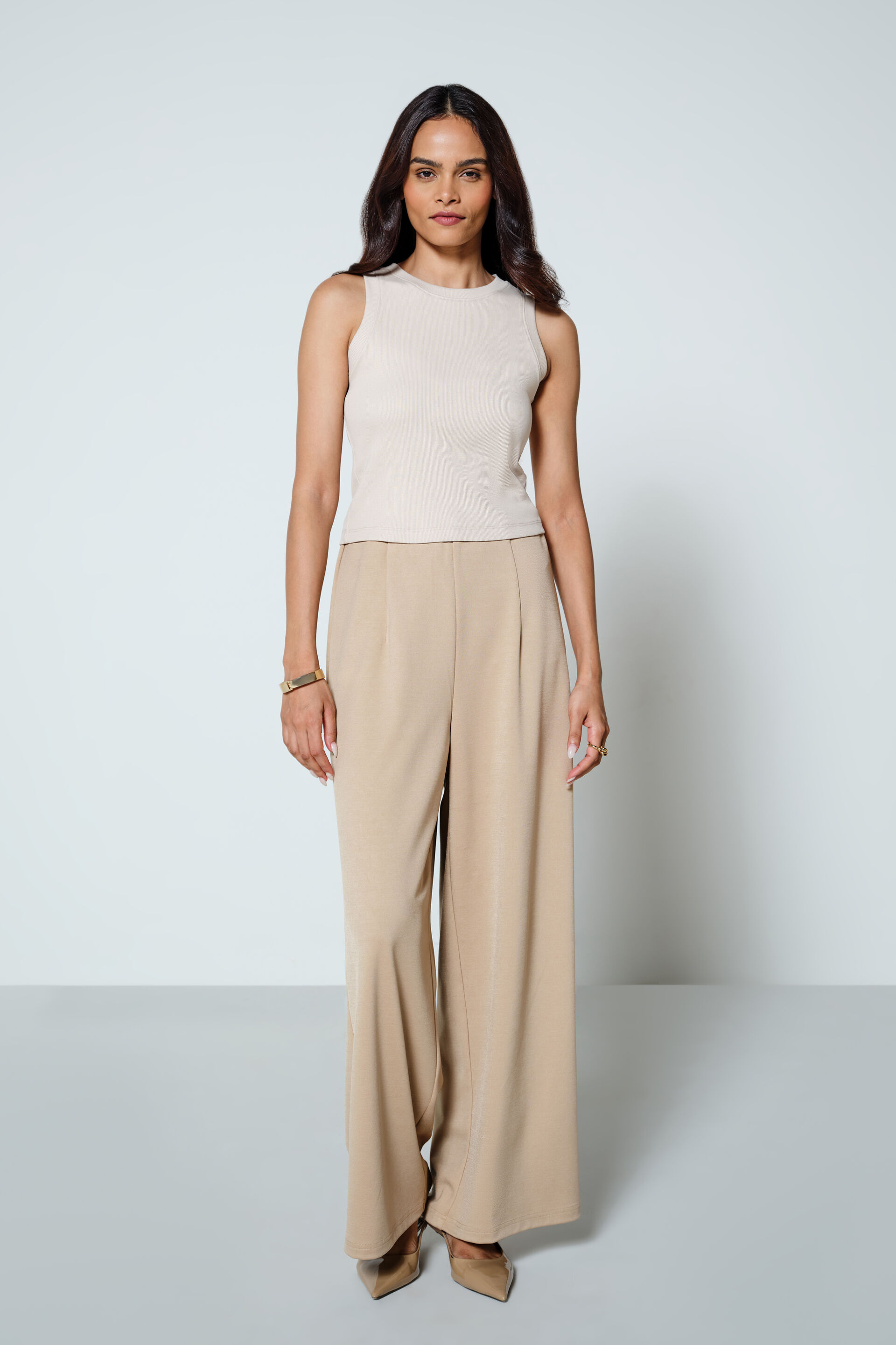 Everyday Basics Beige Top, Beige, image 4